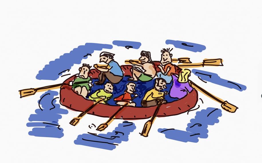Vorwärts - Ruderboot